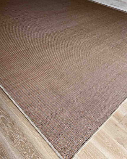 Tapete cordon fique y cobre. Borde en fique. CFNM003